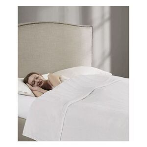 Premier Comfort White Premium Plush Electric Heated Blanket, Twin